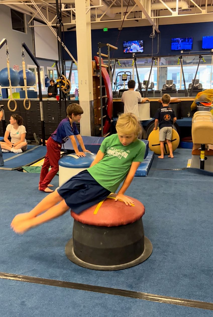 Kinder Stars class at Interstellar Gymnastics