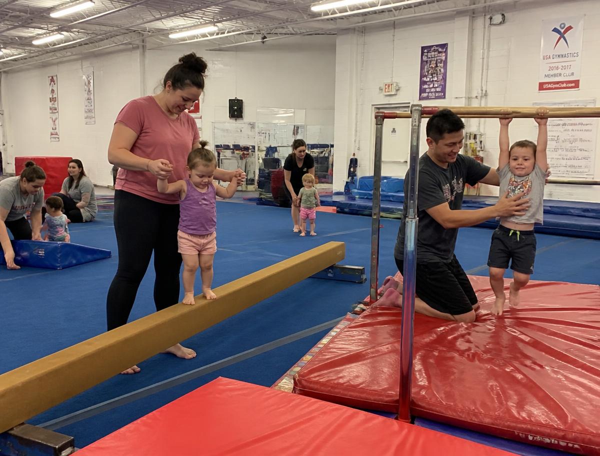 Parent Tot class at Interstellar Gymnastics