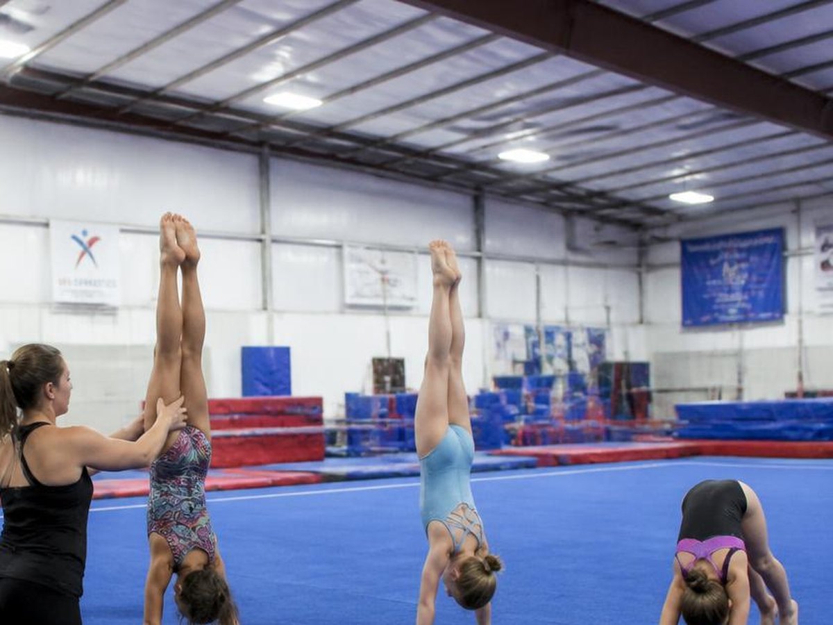Preteam class at Interstellar Gymnastics in Santa Clara