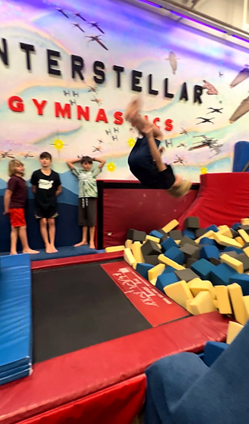 Tramp & Tumble class at Interstellar Gymnastics