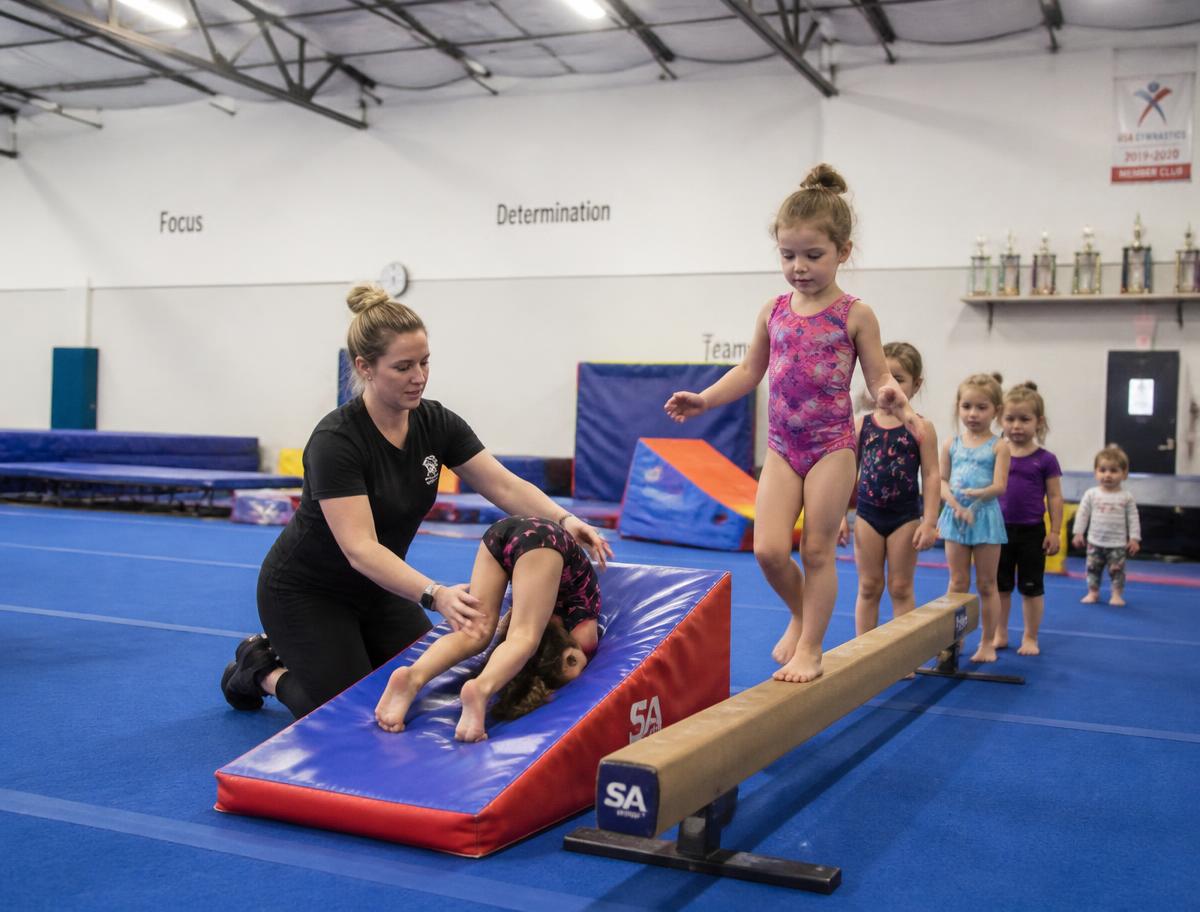 Tumble Tots class at Interstellar Gymnastics in Santa Clara